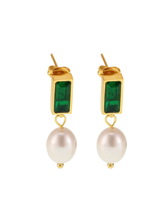 AMORA GREEN EARRING