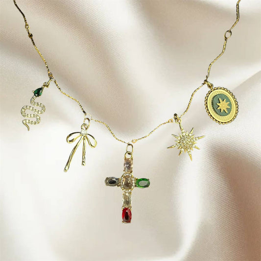 Cross Charm Necklace